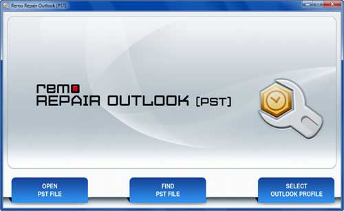 Screenshot of Remo Repair Outlook (PST)
