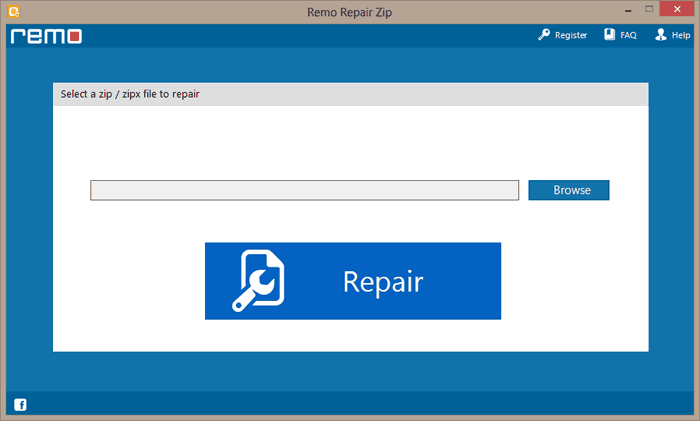 Remo Repair Zip screen shot
