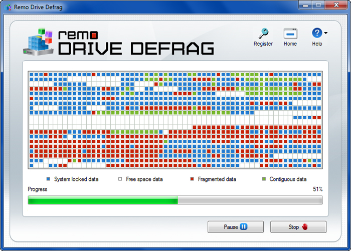 Remo Drive Defrag screenshot
