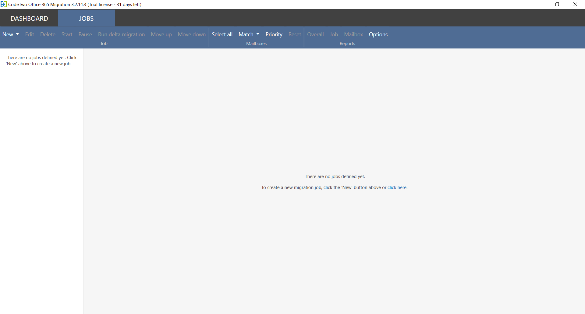 CodeTwo Migration Jobs