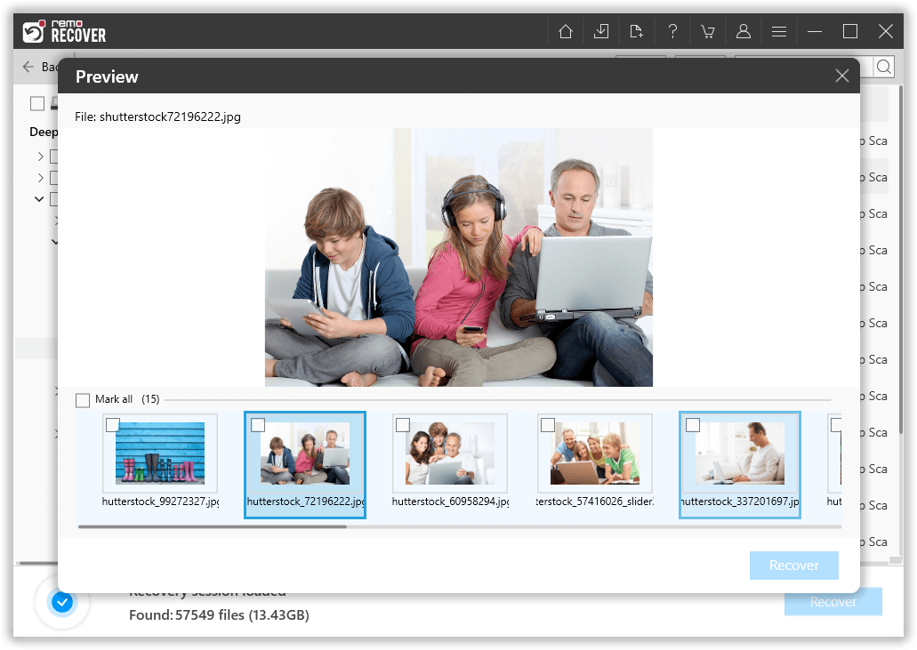 recover your wmv files after previewing