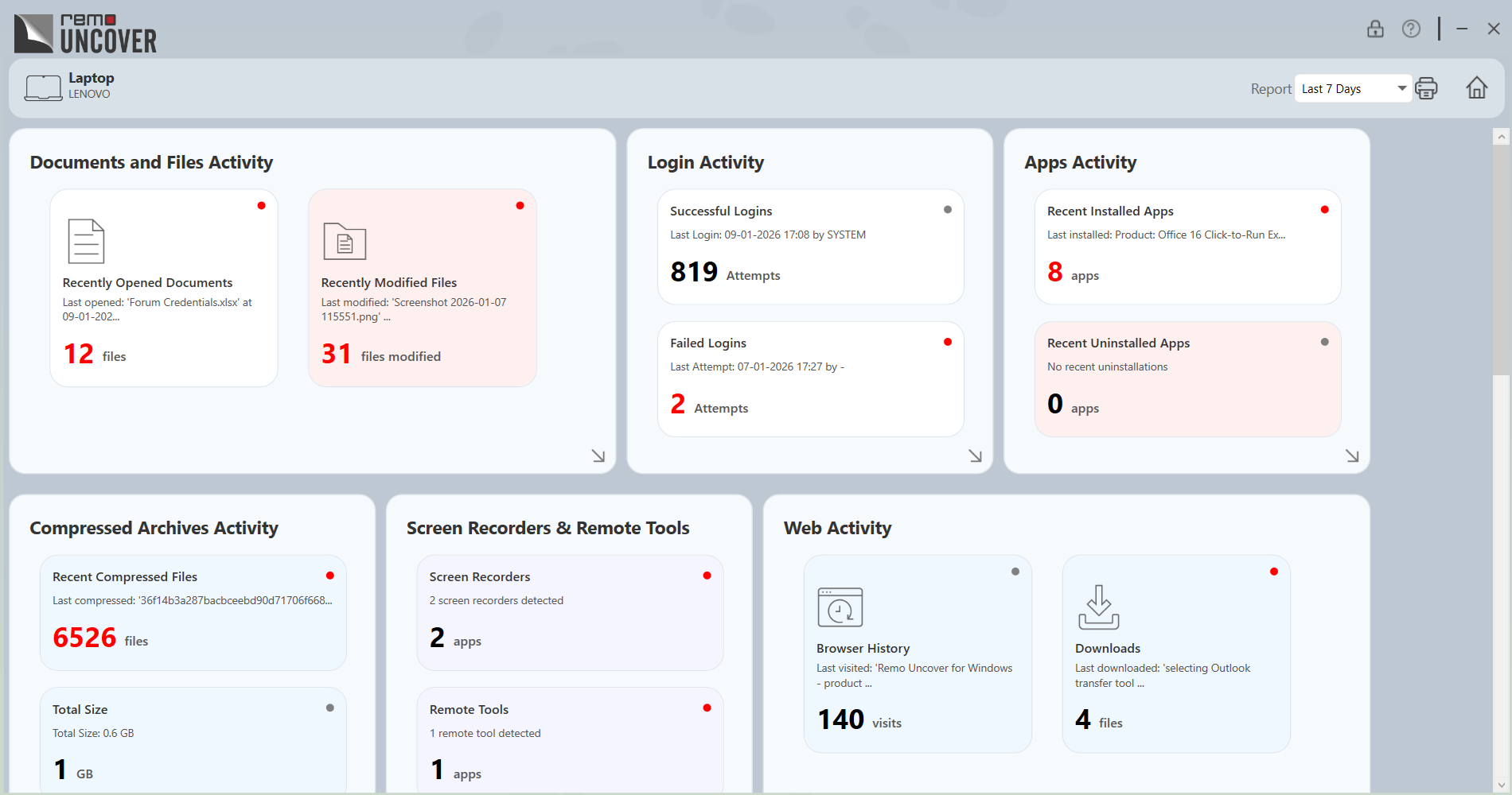 Remo Uncover | Computer, Mobile Forensics & Digital Forensics Software