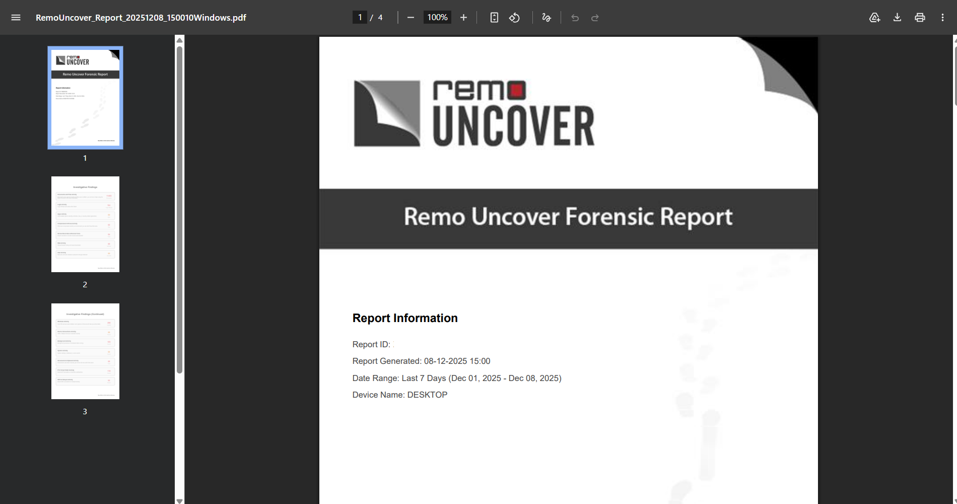 Remo Uncover | Computer, Mobile Forensics & Digital Forensics Software