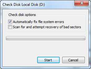 Fix File System Error option