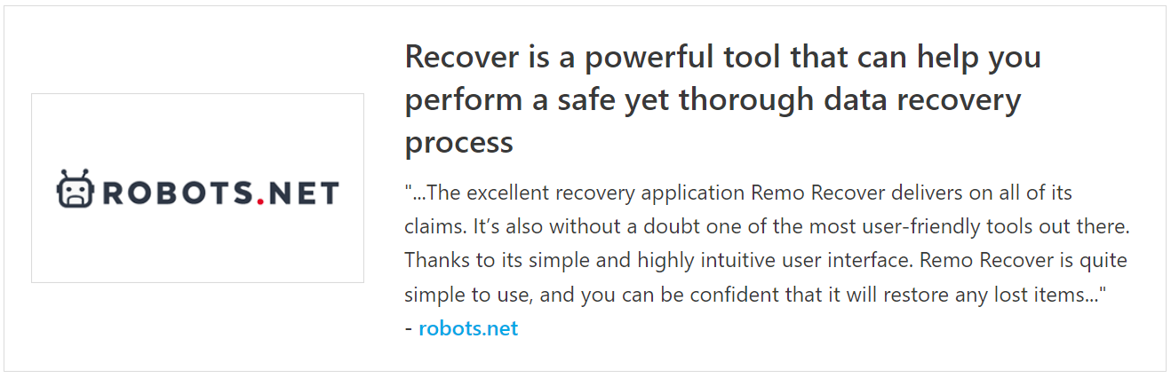 remo file recovery software user review on trustpilot after recovering txt files
