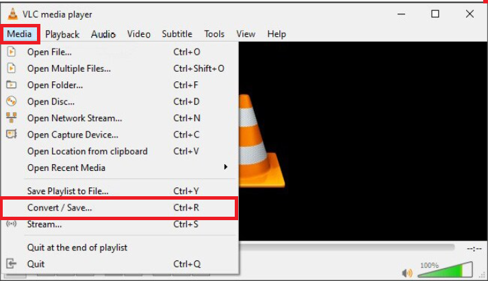 VLC Media Player - Convert/Save