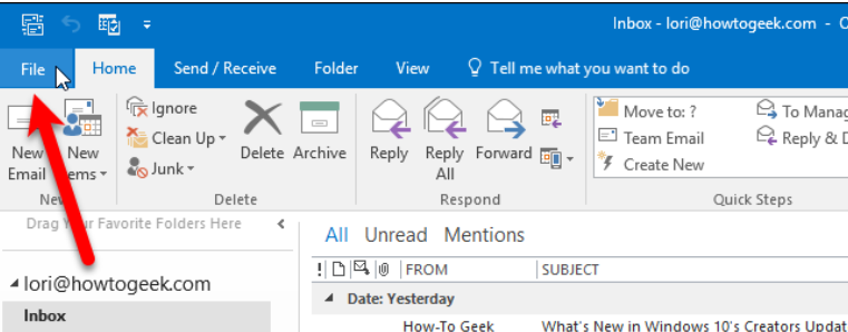 outlook accout