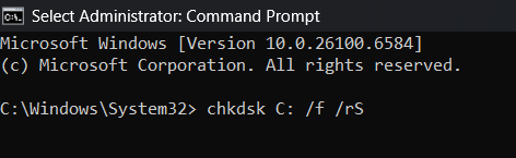 chkdsk
