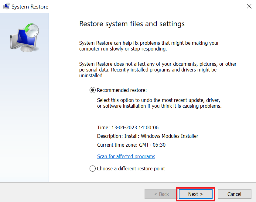 system restore to recover lost files from fat32