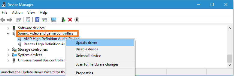 Update the audio driver