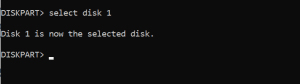 select disk 