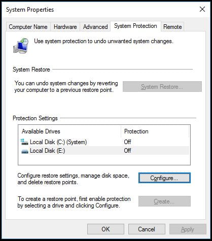Repareres Windows 10 Problemer Systemgendannelse