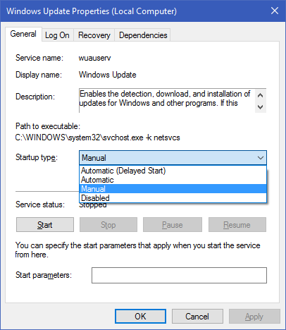Automatische Updates Uitschakelen Windows 10