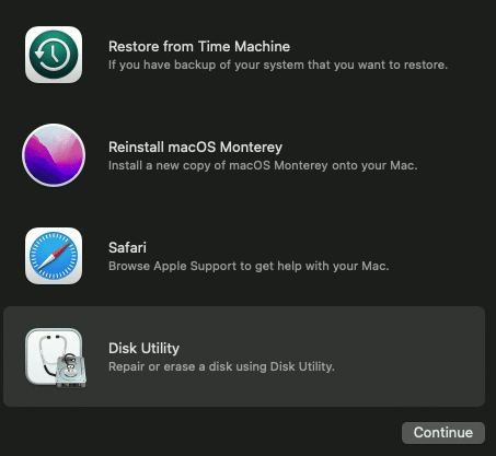 disk utility 