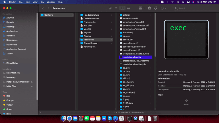 access createinstallmedia
