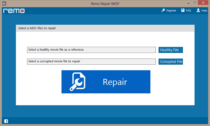repair mov - select file to repair