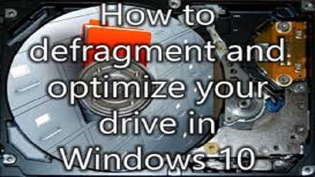 Defrag and Optimize your Drive in Windows 10
