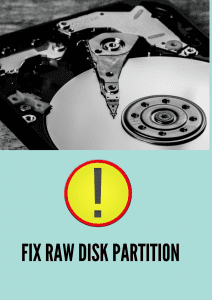 Fix RAW disk partition
