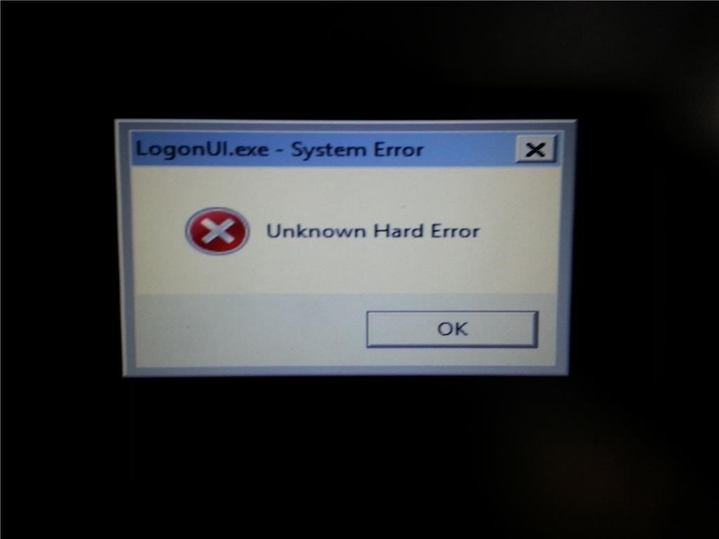 How To Fix Unknown Hard Error On Windows 10