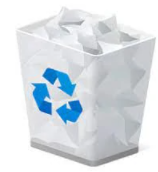 Open the recycle bin to restore deleted photos from computer