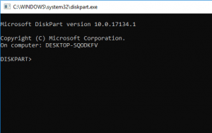 diskpart to fix windows was unable to complete the format error