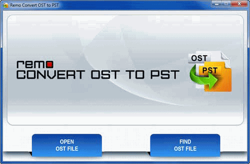 Click on Open OST File