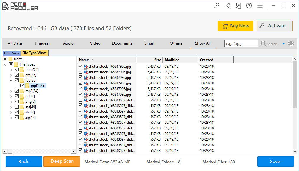 Gelöschte oder fehlende Dateien von der externen Festplatte mit dem Remo Recover-Tool wiederhergestellt