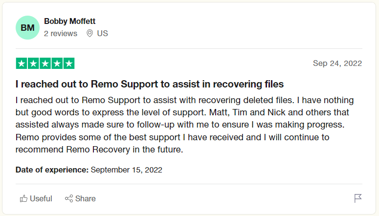 user review on remo mac data recovery