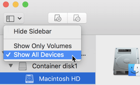 Disk Utility All Devices