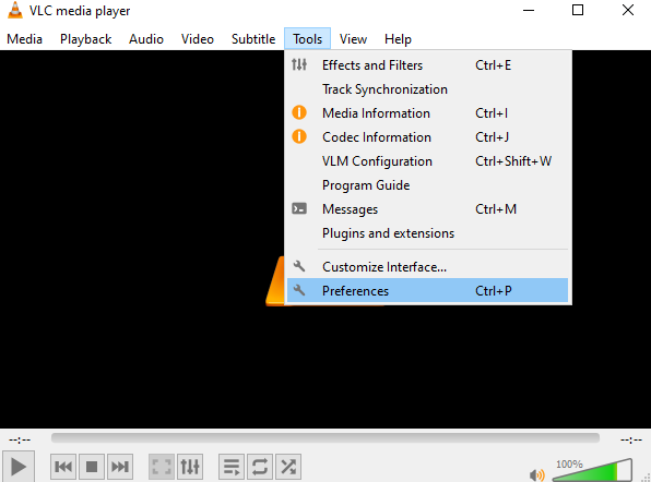 Changing VLC player settings to fix dji videos