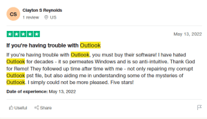 Review on Outlook PST repair