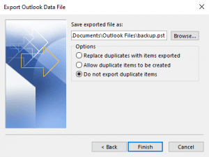 the outlook data file reached the maximum size