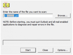 PST file is not an Outlook Data file