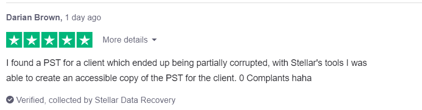 Stellar PST Repair review 