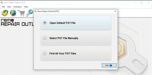 scanpst exe does not recognize pst file