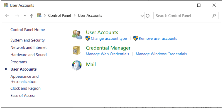 Click on mail to fix mailbox moved to exchange server error