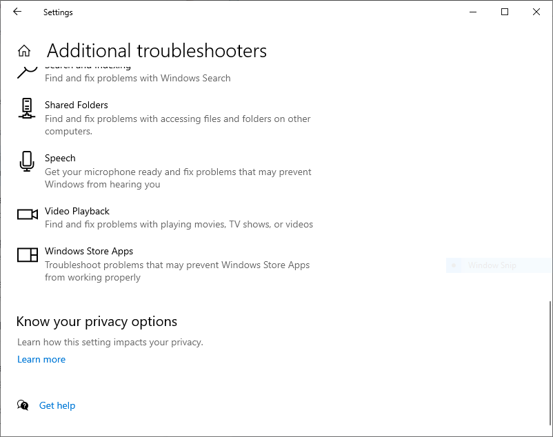 Use Windows Troubleshooter to resolve the Windows update Error Code 0x800FFFF