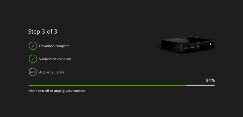 Download the updates of Xbox One