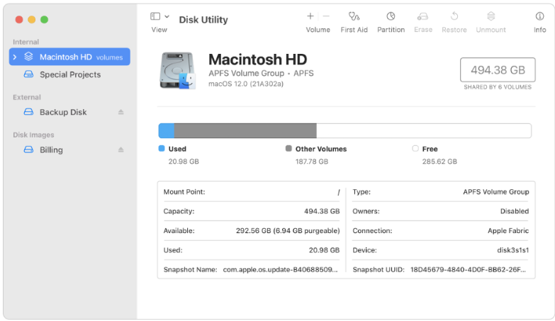 Repair your mac external hard drive with disk utility