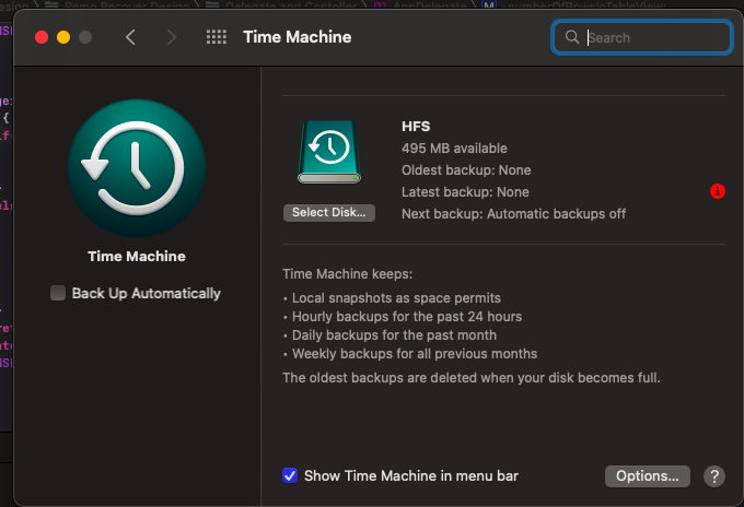 use time machine to restore deleted downloaded files