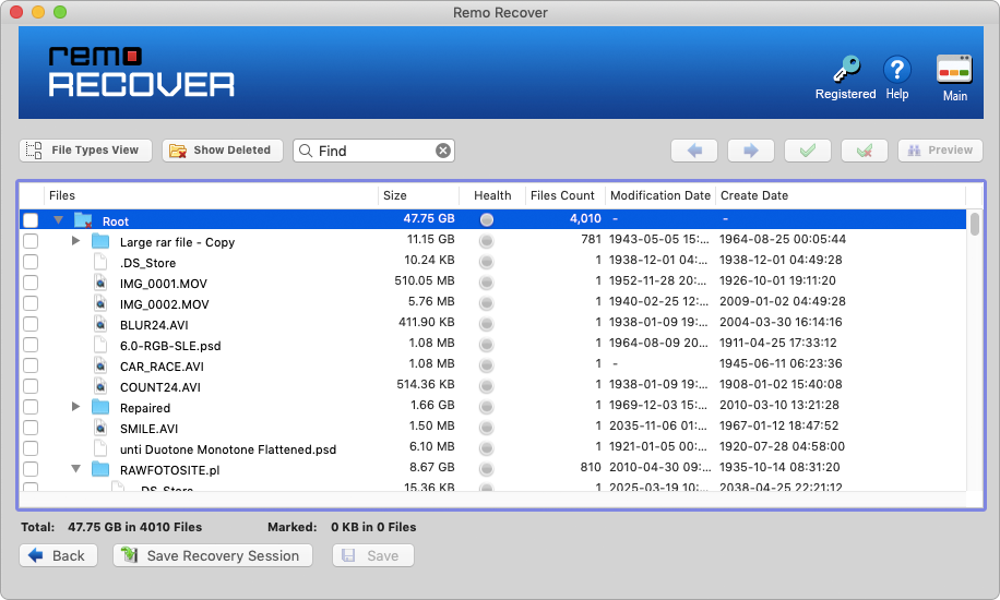 save the recovered files from mac Ventura on any location of your choice