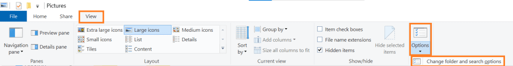 click on the drop down menue in the option