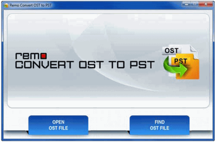 Click on open OST file