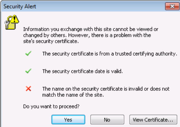 Fix Outlook certificate error