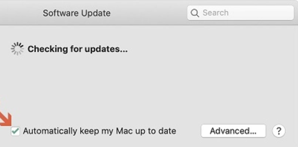 check for updates in mac