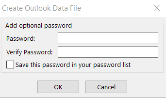 Outlook change password 