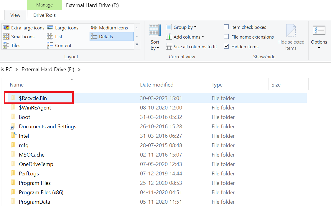 [Solved] How To Access The Recycle Bin On External Hard Drive?