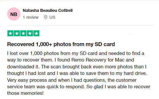 user review of remo recover mac