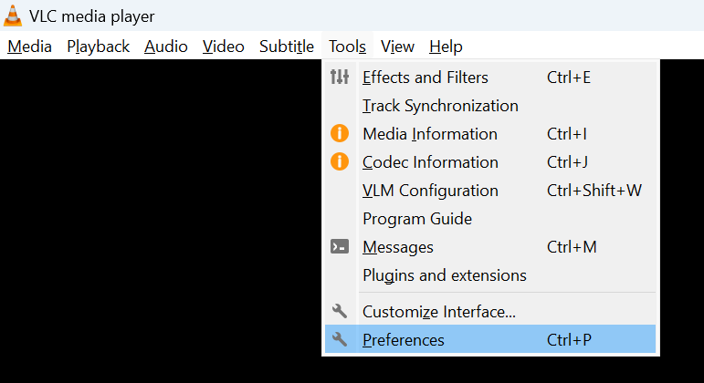 Go to Preferences on VLC to fix the corrupt video