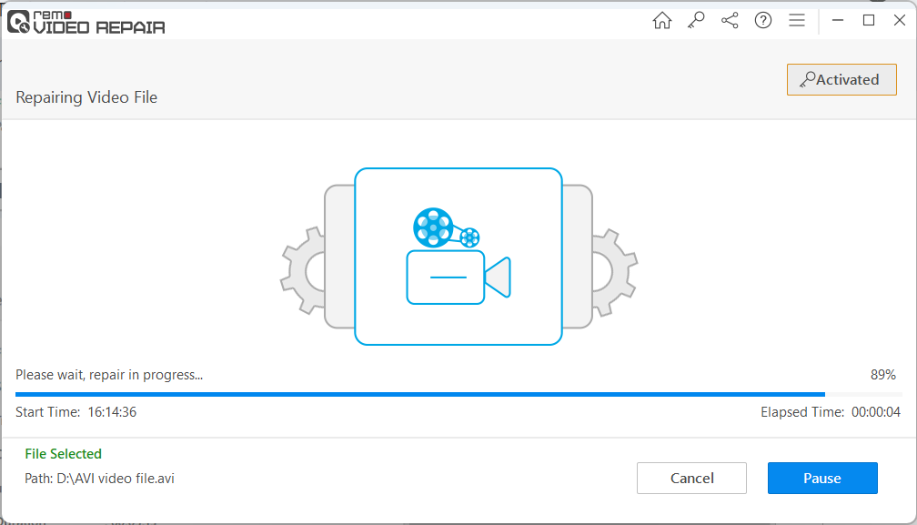  repairing corrupt AVI file